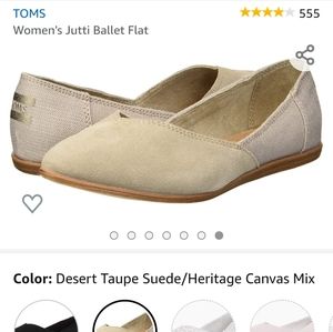 Tom's Jutti Ballet Flat